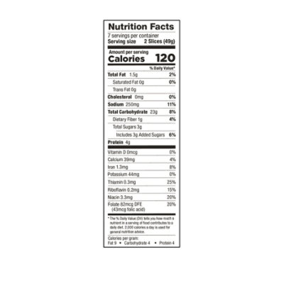 Butternut Bread Half Loaf White - 12 Oz - Image 4