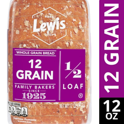 Lewis Half Loaf 12 Grain Bread - 12 Oz - Image 2
