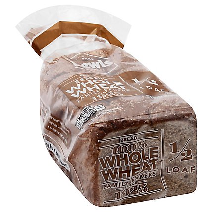 Lewis Half Loaf 100% Wheat Bread - 12 Oz - Image 1