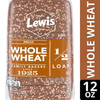 Lewis Half Loaf 100% Wheat Bread - 12 Oz - Image 2