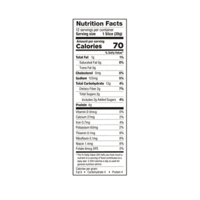 Lewis Half Loaf 100% Wheat Bread - 12 Oz - Image 3