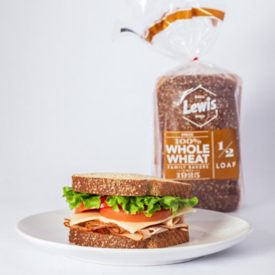 Lewis Half Loaf 100% Wheat Bread - 12 Oz - Image 5