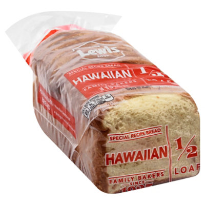 Lewis Half Loaf Hawaiian Bread - 12 Oz - Shaw's