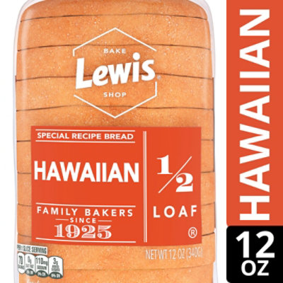 Lewis Half Loaf Hawaiian Bread - 12 Oz - Image 2