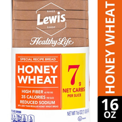 Healthy Life Bread Honey Wheat - 16 Oz - Image 2