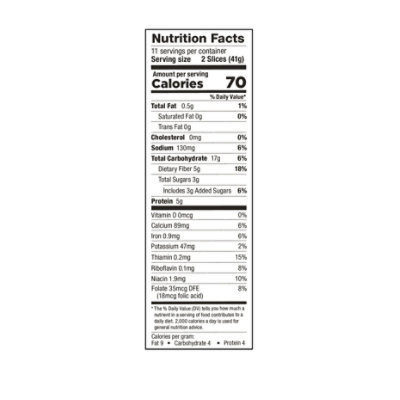 Healthy Life Bread Honey Wheat - 16 Oz - Image 3