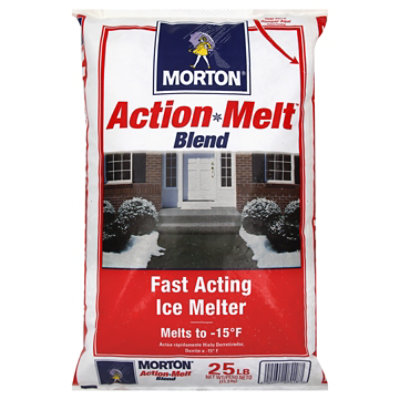 Morton Action Melt Salt - 25 Lb - Image 1