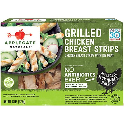 Applegate Farms Chicken Strips Grilled - 8 Oz - Image 3