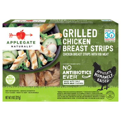 Applegate Farms Chicken Strips Grilled - 8 Oz - Image 2