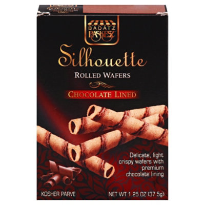 Paskesz Silhouette Mini Chocoalte Wafer Rolls - 1.25 Oz - Image 3