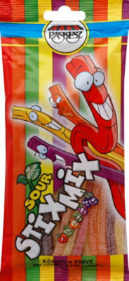 Paskesz Sour Stix Mix Licorice - 3.5 Oz - Image 2