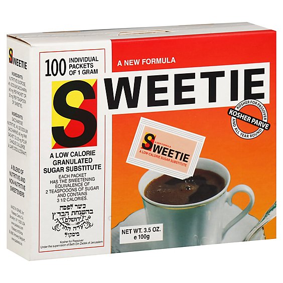Sweetie Low Calorie Sugar Substitute Packets - 3.5 Oz