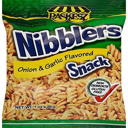 Paskesz Onion And Garlic Nibblers Snack - 1 Oz - Image 2