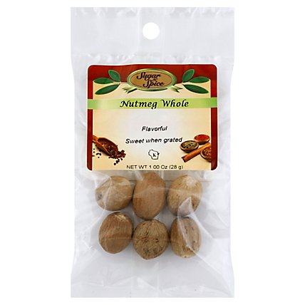 Whole Nutmeg - 1 Oz - Image 1