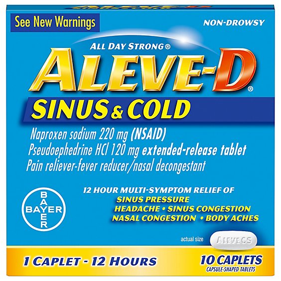 Aleve D Sinus & Cold - 10 Count