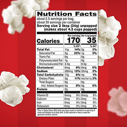 Orville Redenbacher's Tender White Popcorn Classic Bag - 12 Count - Image 3