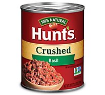 Hunt's Crushed Tomatoes With Basil - 28 Oz