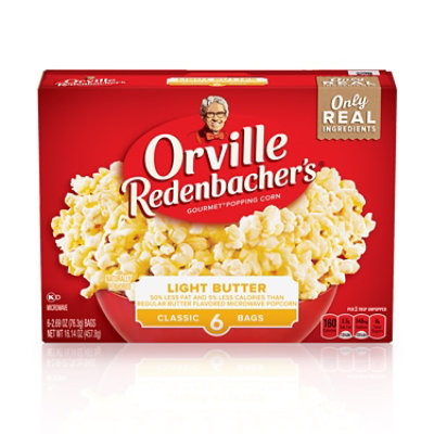 Orville Redenbacher's Light Butter Popcorn Classic Bag - 6-2.69 Oz - Image 1