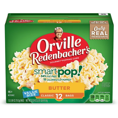 SmartPop! Microwave Butter Popcorn Mini Bags