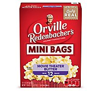 Orville Redenbacher's Movie Theater Butter Microwave Popcorn Single Serve Bag - 12-1.5 Oz