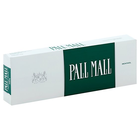 Pall Mall Cigarettes Menthol White 100s Box - Carton