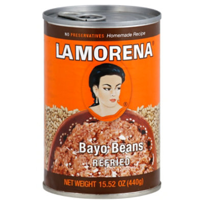 La Morena Bayo Beans, Refried, 15.52 Oz 15.52 Oz Safeway