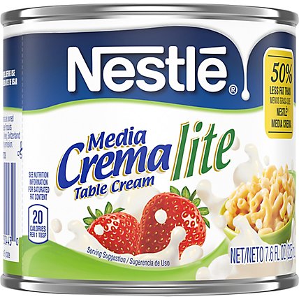 Nestle Media Crema Table Cream Lite - 7.6 Fl. Oz. - Image 2