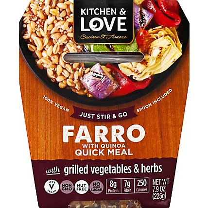 Cucina & Amore Farro Grld Veg - 7.9 Oz - Image 2