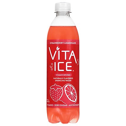 Vita Ice Strawberry Lemonade - 16.9 Fl. Oz. - Image 3