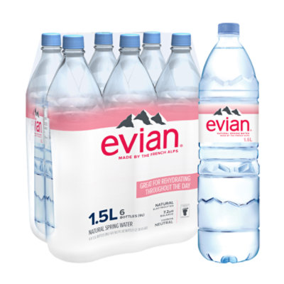 evian Natural Spring Water Bottle - 750 Ml - Safeway