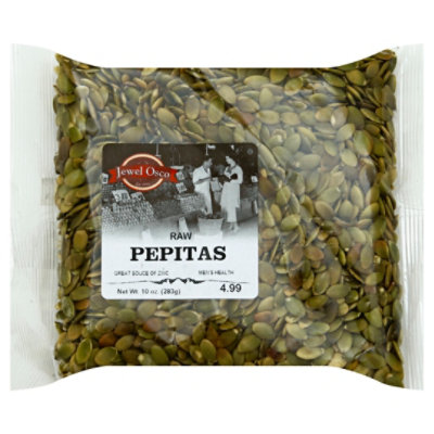 Pepitas Raw Flat Bag - 10 Oz - Image 1