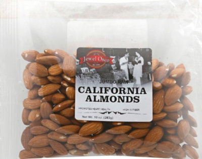 Almonds Raw Flat Bag - 10 Oz - Image 2