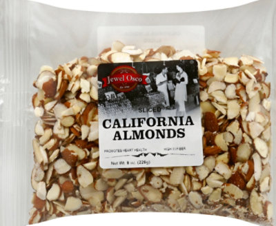 Almonds Sliced Flat Bag - 8 Oz - Image 2