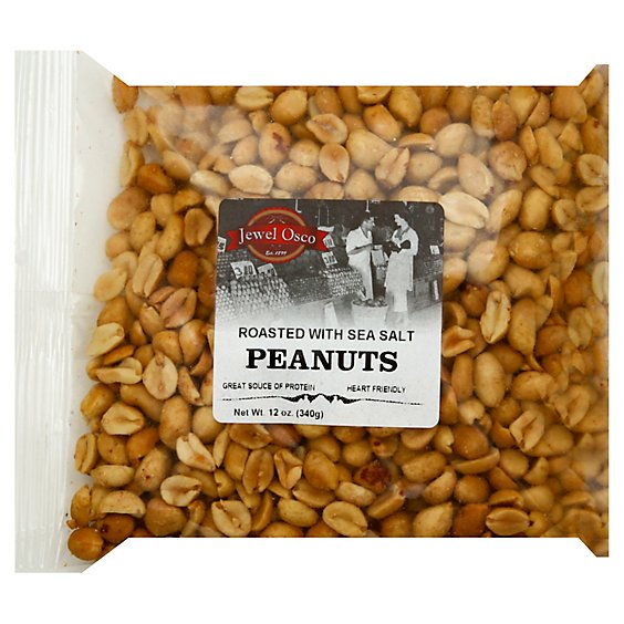 Peanuts Blnached Rs Flat Bag - 12 Oz