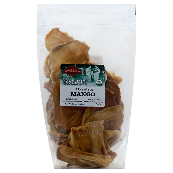 Mango Jerky Organic Zip Bag - 14 Oz