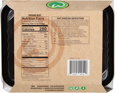 Wahlburger Beef Ground Beef 80% Lean 20% Fat - 16 Oz - Image 6