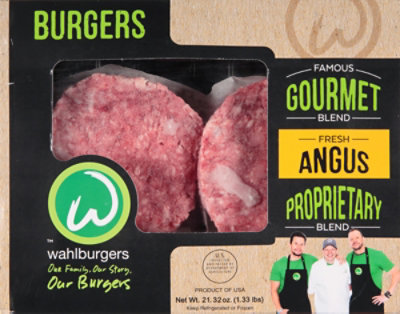 Wahlburger Beef Ground Beef Patties 80% Lean 20% Fat - 1.3 Lb - Image 2