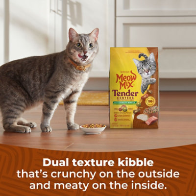 Meow Mix Tender Centers Cat Food Dry With Vitality Bursts Salmon & Turkey - 48 Oz - Image 3