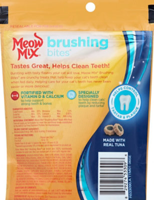 Meow mix fashion brushing bites cat treats