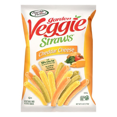 Sensible Portions Cheddar Cheese Garden Veggie Straws - 7 Oz - Image 1