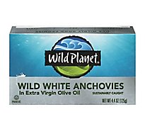 Wild Planet Anchovy Fish Portion Canned - 4.4 Oz