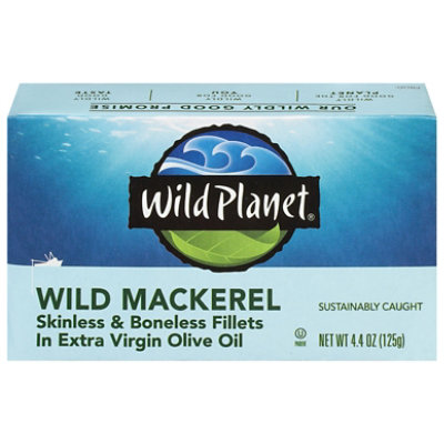 Wild Planet Wild Mackerel - 4.38 Oz - Image 3