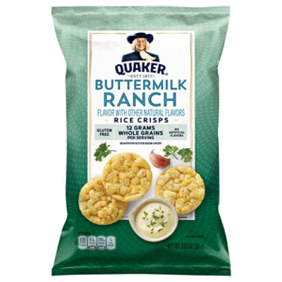 Popped Rice Crisps Gluten Free Buttermilk Ranch - 3.03 Oz - Image 2