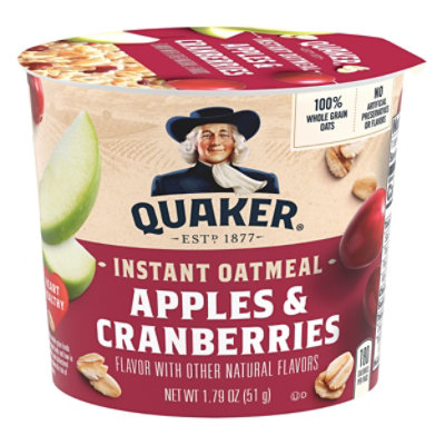 Quaker Wc Apl Crnbry Oatmeal - 1.79 Oz - Image 3