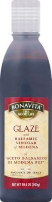 Bonavita Glaza Balsamic Vinegar - 10.6 Fl. Oz. - Image 2