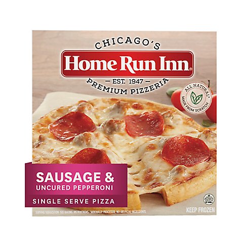 Home Run Inn Pizza 6 Inch Sausage & Pepperoni Frozen - 9 Oz
