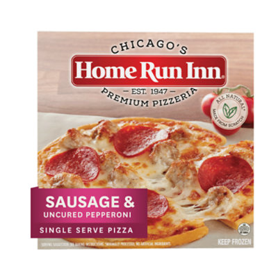 Home Run Inn Pizza 6 Inch Sausage & Pepperoni Frozen - 5.2 Oz - Image 1