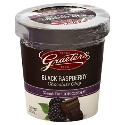 Graeters Black Raspberry Chocolate Ice Cream - 16 Oz - Image 3