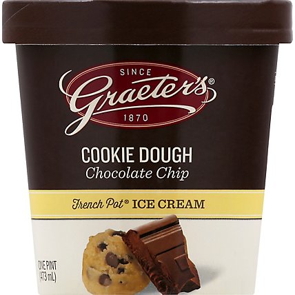 Graeters Cookie Dough Ice Cream - 16 Oz - Image 2