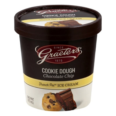 Graeters Cookie Dough Ice Cream - 16 Oz - Image 1